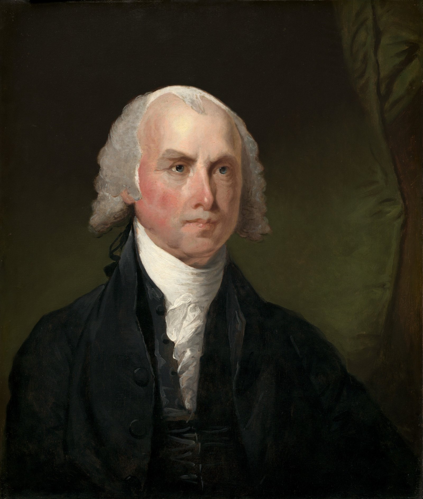 Engraved portrait of James Madison